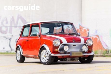 Red 1992 Rover Mini Coupe