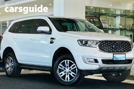 White 2021 Ford Everest Wagon Trend (rwd)