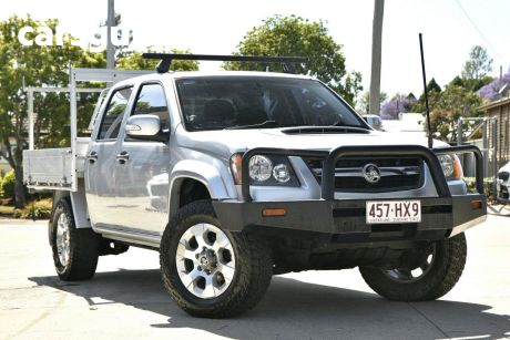 Silver 2010 Holden Colorado Crew Cab Chassis LX (4X4)