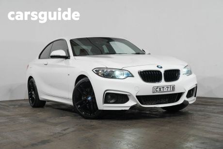 White 2015 BMW 220I Coupe M-Sport