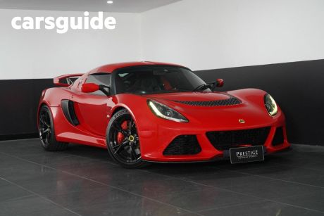 Red 2014 Lotus Exige Coupe S