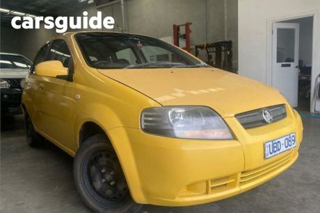 Yellow 2006 Holden Barina Hatchback