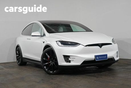 White 2019 Tesla Model X Wagon Performance