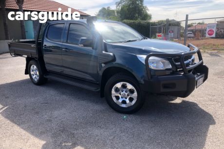 Blue 2016 Holden Colorado Crew Cab Chassis LS (4X4)
