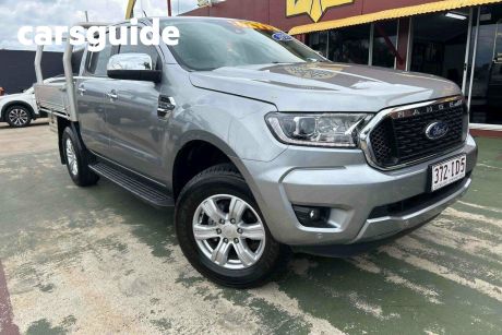Grey 2021 Ford Ranger Double Cab Chassis XLT 2.0 (4X4)