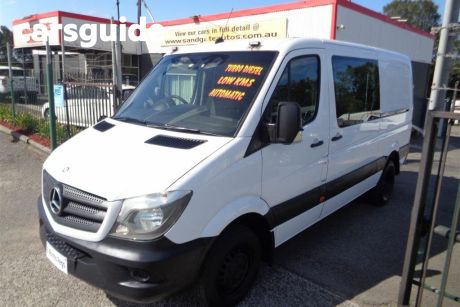 White 2014 Mercedes-Benz Sprinter Commercial 416 CDI MID ROOF