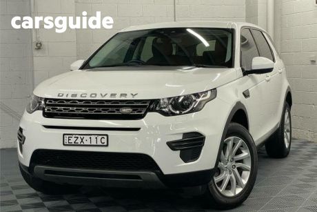 White 2018 Land Rover Discovery Sport Wagon TD4 (110KW) SE 7 Seat