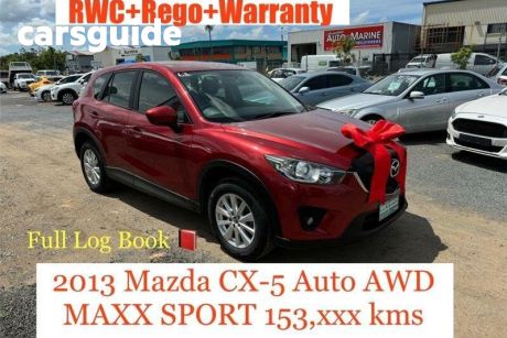 Red 2013 Mazda CX-5 Wagon Maxx Sport (4X4)