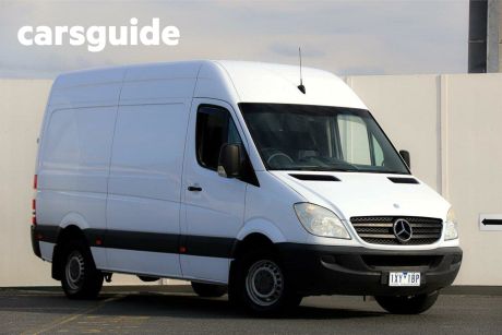 White 2010 Mercedes-Benz Sprinter Commercial 313CDI Low Roof MWB
