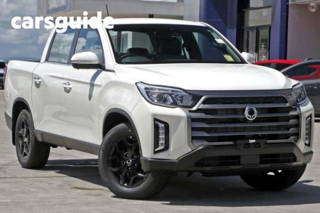 White 2023 Ssangyong Musso Crew Cab Pickup Ultimate