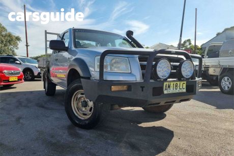 Silver 2007 Ford Ranger Super Cab Chassis XL (4X4)