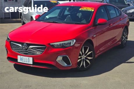 Red 2018 Holden Commodore Liftback RS