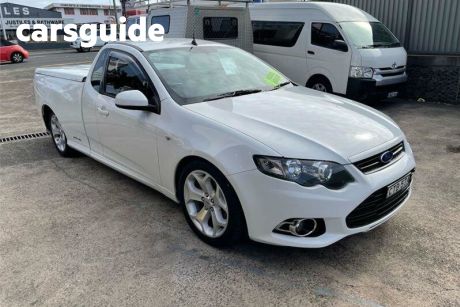 White 2014 Ford Falcon Utility XR6T