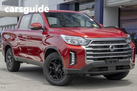 Red 2023 Ssangyong Musso XLV Crew Cab Pickup Adventure