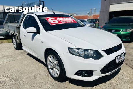 White 2012 Ford Falcon Cab Chassis XR6 (lpi)
