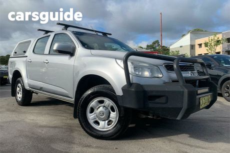 Silver 2015 Holden Colorado Cab Chassis LS (4X4)