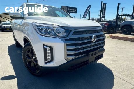 White 2023 Ssangyong Musso Crew Cab Pickup Ultimate LUX