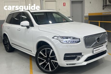White 2023 Volvo XC90 Wagon Ultimate B6 Geartronic AWD Bright