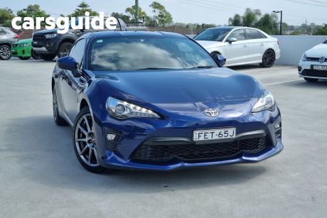 Blue 2020 Toyota 86 Coupe GTS