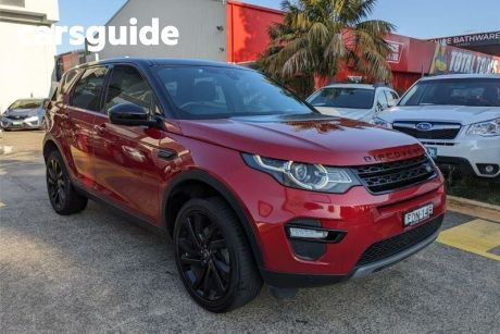 Red 2018 Land Rover Discovery Sport Wagon HSE