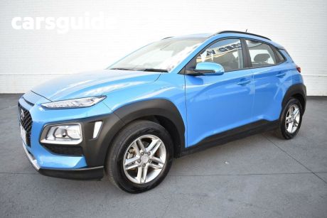 Blue 2017 Hyundai Kona Wagon Active