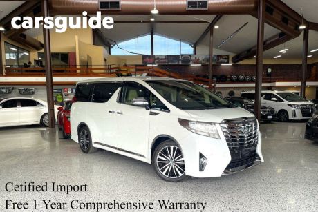 White 2016 Toyota Alphard Commercial EXECUTIVE LOUNGE V6 GGH30 (ZX000938)