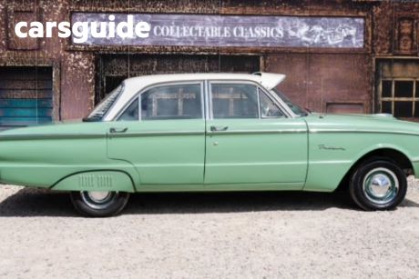 Green 1961 Ford Falcon Sedan