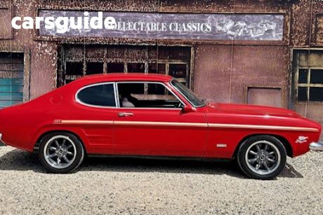 Red 1971 Ford Capri Coupe