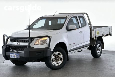 White 2016 Holden Colorado Space Cab Chassis LS (4X4)