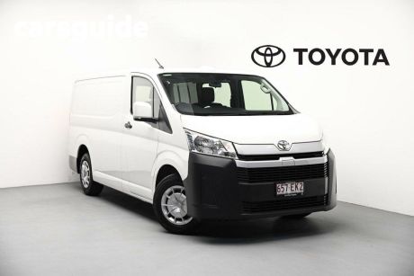 White 2022 Toyota HiAce Van LWB (panel Option)