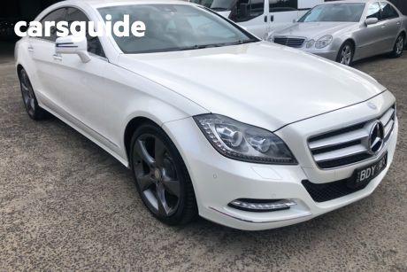 White 2013 Mercedes-Benz CLS250 Coupe CDI BE