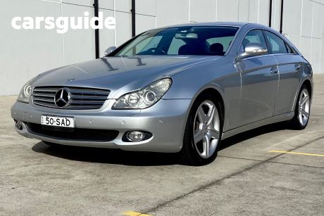 Silver 2005 Mercedes-Benz CLS350 Coupe