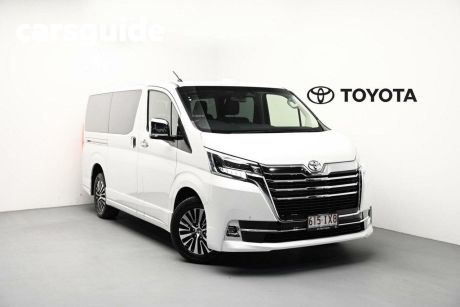 White 2021 Toyota Granvia Wagon Standard (8 Seats)
