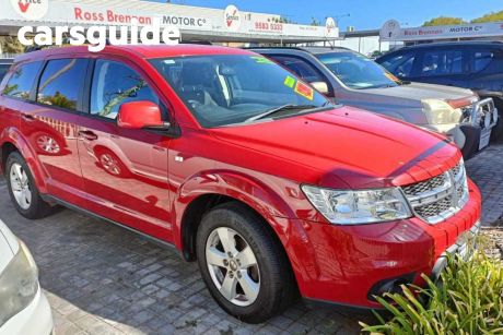 Red 2012 Dodge Journey Wagon R/T