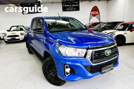Blue 2019 Toyota Hilux Double Cab Pick Up SR HI-Rider