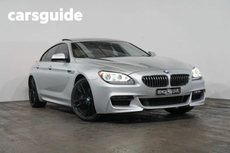 Silver 2014 BMW 640I Coupe Gran Coupe