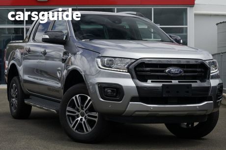 Silver 2022 Ford Ranger Double Cab Pick Up Wildtrak 2.0 (4X4)