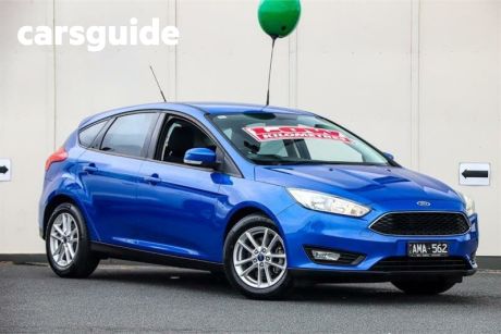 Blue 2016 Ford Focus Hatchback Trend