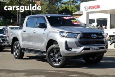 Silver 2023 Toyota Hilux Ute Tray
