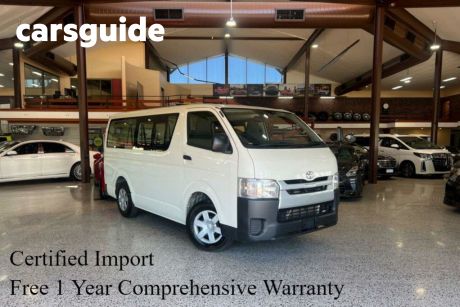 White 2018 Toyota HiAce Commercial LWB DX GDH201 (ZX000962)