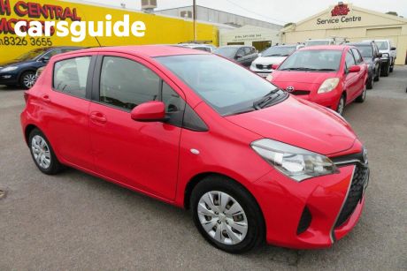Red 2015 Toyota Yaris Hatch Ascent