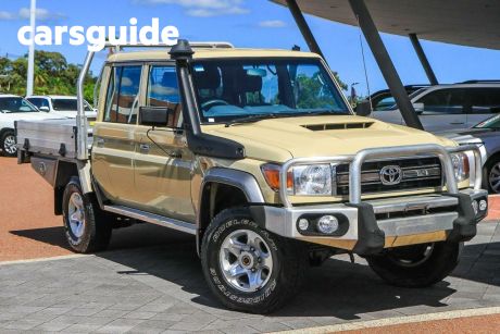 Beige 2020 Toyota Landcruiser Double Cab Chassis GXL (4X4)
