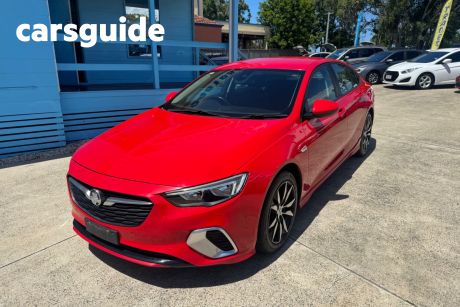 Red 2019 Holden Commodore Liftback RS