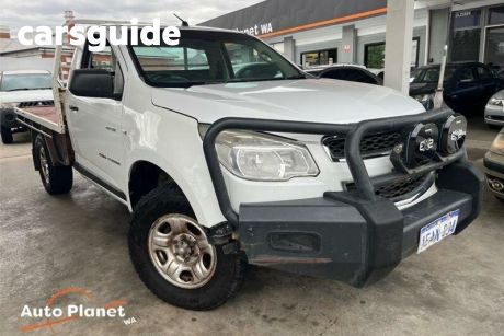 White 2012 Holden Colorado Cab Chassis DX (4X4)