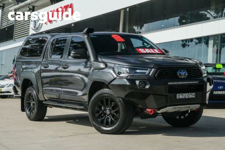 Grey 2022 Toyota Hilux Double Cab Pick Up Rugged X (4X4)