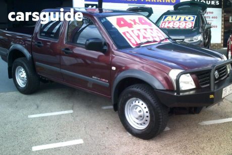 Red 2005 Holden Rodeo Crew Cab Pickup LX (4X4)