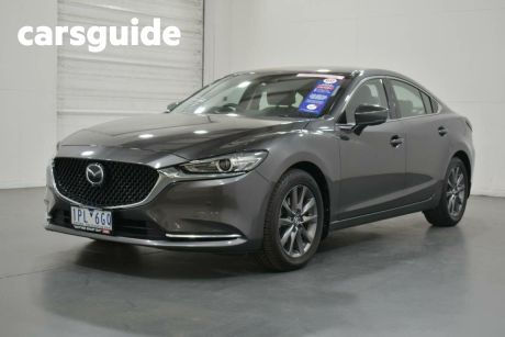 Grey 2019 Mazda 6 Sedan Touring