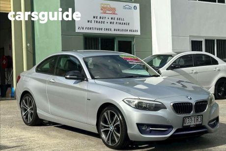 Silver 2014 BMW 220I Coupe Sport Line