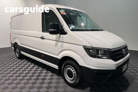 White 2021 Volkswagen Crafter Commercial 35 MWB FWD TDI340