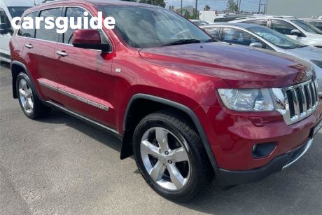 Red 2012 Jeep Grand Cherokee Wagon Limited (4X4)